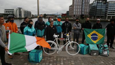 Memorial held for anniversary of Deliveroo cyclist’s death