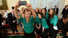 Higgins hosts event to honour Irish sportswomen on   Women’s Day