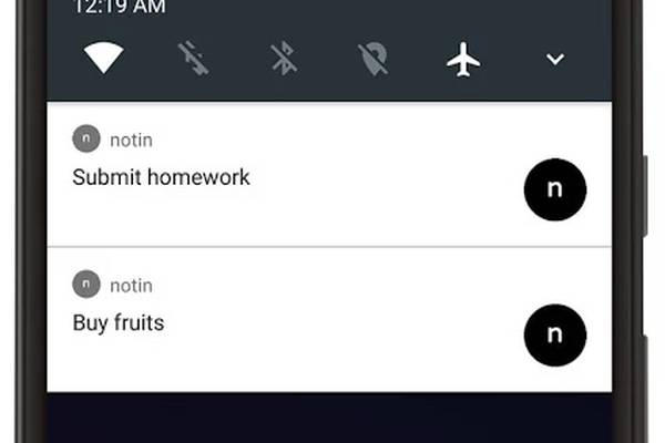 Notin: a no thrills, no frills note-taking app