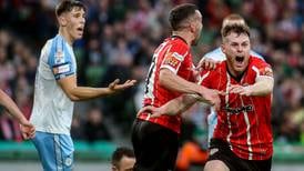 Derry outclass Shelbourne to deny Duff his fairytale Cup final ending 