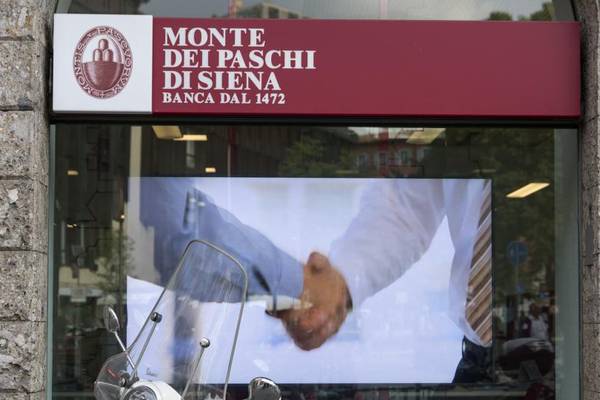 Shares fall across Europe on back of Italian bank woes