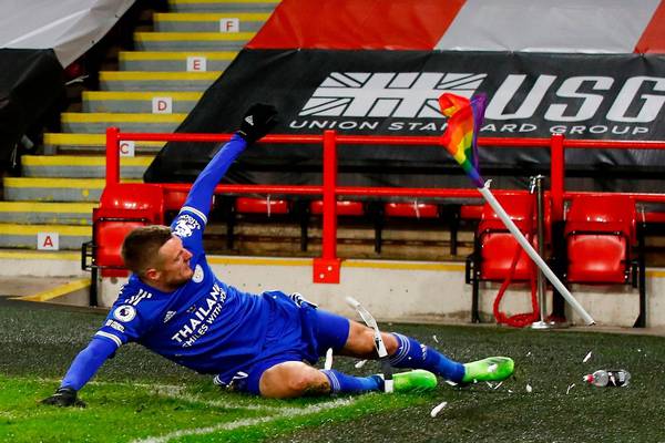 Jamie Vardy breaks Sheffield United with late Leicester winner