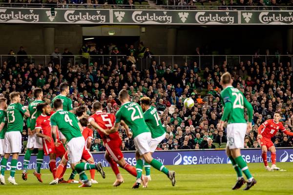 Ireland slump continues as Wilson goal seals double for Wales