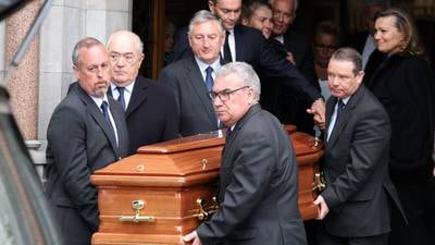 Tony O’Reilly a man of great ambition and loyalty who cherished loved ones, funeral hears