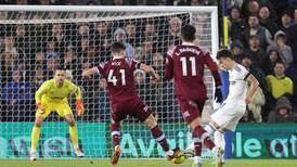 Rodrigo nearly wins it late for Leeds as West Ham’s wait for a win goes on