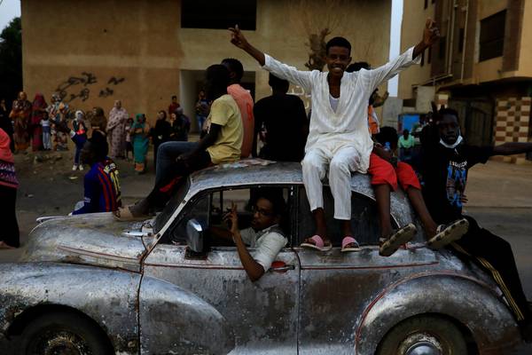 Mass protests on streets of Sudan with call for civilian rule