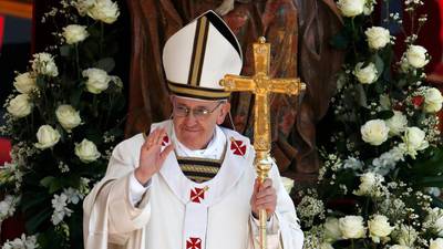 Pope  appeals to world leaders in inaugural mass
