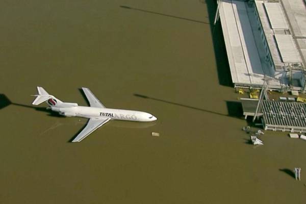 Airports and stadiums under water as deadly floods hit southern Brazil