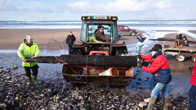Storm washes Armada wreckage on to Sligo beach