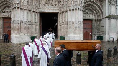Slain priest’s funeral asked: ‘Must there be further slaughter?’