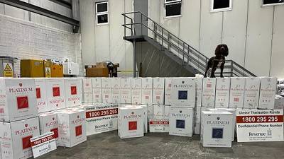 Sniffer dog helps recover €8.2m worth of illicit cigarettes in Co Louth