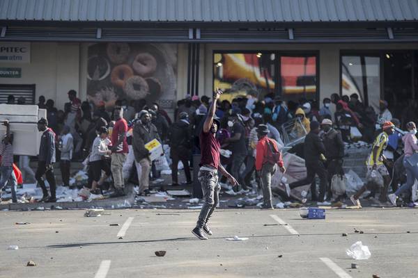South Africa unrest worsens after jailing of Jacob Zuma