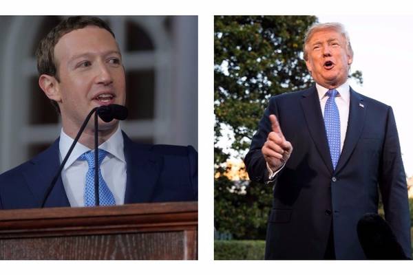 Zuckerberg defends Facebook after critical Trump tweet