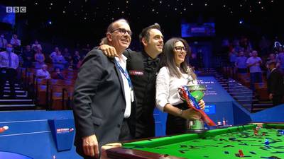 Ronnie O’Sullivan claims sixth world snooker title at the Crucible