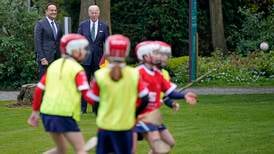 Girl who almost hit Joe Biden with a sliotar says ‘it was such a bad shot’