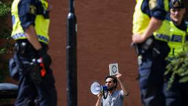 Protester burns Koran at Stockholm mosque on Eid holiday