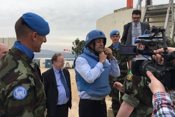 Leo Varadkar visits Irish peacekeeping troops in Lebanon