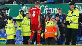 Steven Gerrard and  Liverpool left frustrated by  Everton