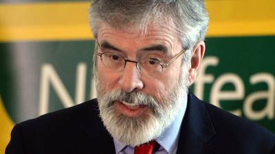Adams criticised over claims about murder suspects by victim’s son