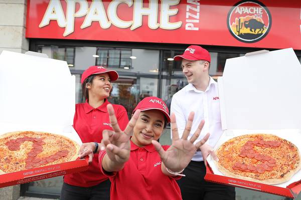 Apache Pizza to create 300 jobs as it plans 20 new stores across Ireland