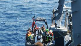 Irish navy rescues 453 and finds 14 bodies in boat from Libya