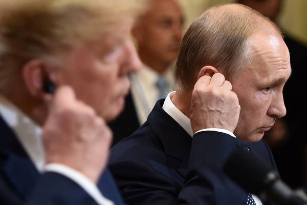 Fintan O'Toole: Trump does and says pretty much what Putin wants him to do