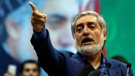 Afghanistan’s Abdullah claims ‘fraud’ behind  poll results