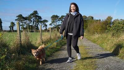A dog walk a day plus a new smart fitness tracker keeps stress at bay