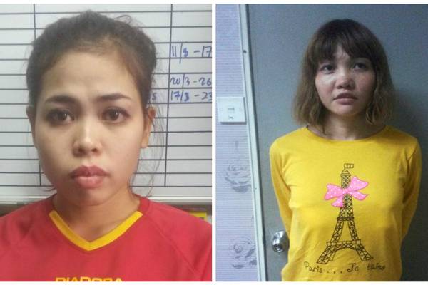 Two women to be charged with Kim Jong-nam’s murder