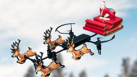 Flying Santa drone: You’ll really believe reindeer can fly
