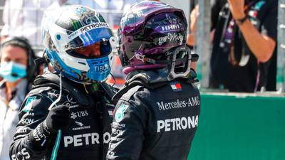 Valterri Bottas pips Lewis Hamilton to pole in Austria
