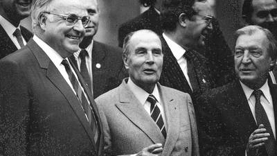 Helmut Kohl was forever grateful for Irish support during EU presidency