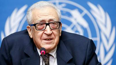 Brahimi to hold trilateral talks on Syria
