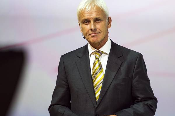 VW set to replace Matthias Müller as chief executive