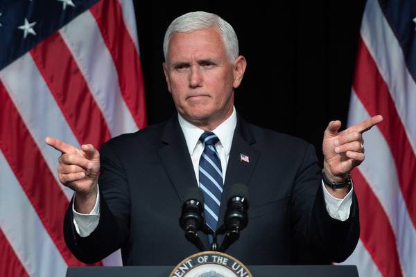 NYT article ‘obvious attempt to distract’ from Trump’s success, Pence says