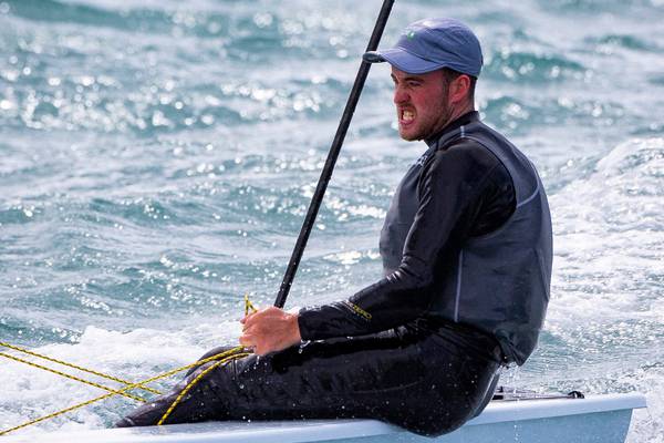 Finn Lynch battles rough seas to finish fourth at Palma regatta