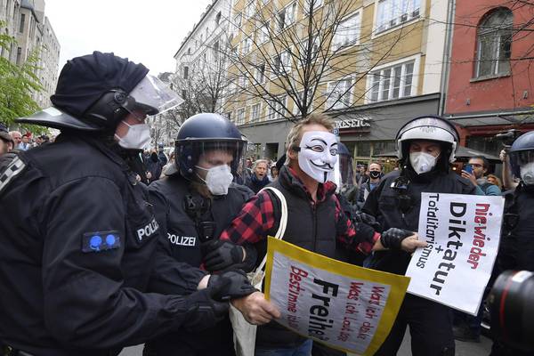 ‘I want my life back’: Germans rail against Covid-19 lockdown