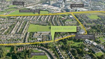 Sandyford infill residential site on market for €1.5m