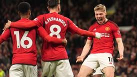 Bruno Fernandes double helps Manchester United overcome more defensive mishaps