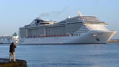 World’s 11th longest cruise ship arrives in Dublin port