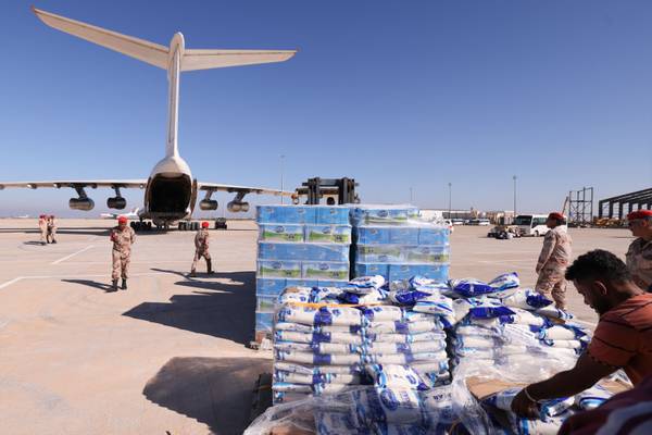 Libya floods: international aid arrives as authorities open inquiry into collapse of dams
