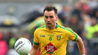 Donegal’s Karl Lacey ruled out of Galway qualifier