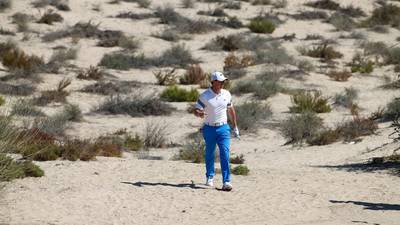 Rory McIlroy finishes strongly but is off the pace in Dubai