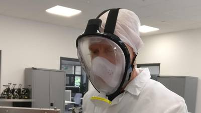 Pmask coverings likely to suit meat plant workers, founder says