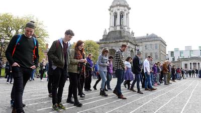 Trinity students take ‘privilege walk’ to highlight access issues