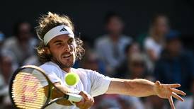 Stefanos Tsitsipas hits his peak as Andy Murray’s Wimbledon run ends