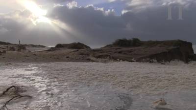 Surfers arrive on Irish west coast to catch big waves