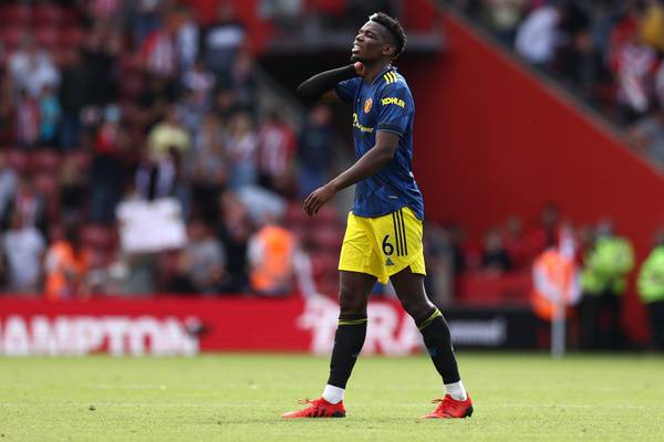 Paul Pogba rues Southampton draw as Man United drop first points