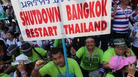 Protesters step up anti-government protest in  Bangkok