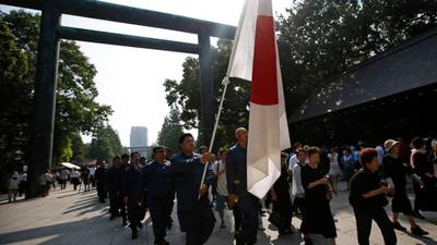 Japan visits to war shrine  anger China
